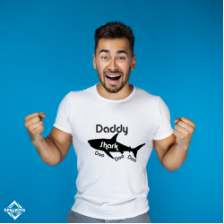 Marškinėliai tėčiui "Daddy Shark"